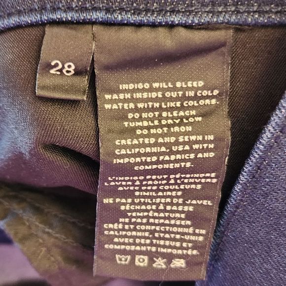 J. Brand Alana skinny exposed zipper Stretch‎ jeans size 28 - Picture 9 of 11